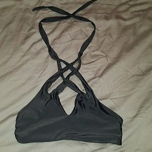 Summer end sale! black swim top sz med